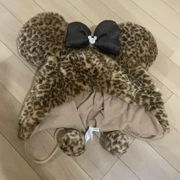 디즈니 팬 캡 레오파드 무늬 미니 모자