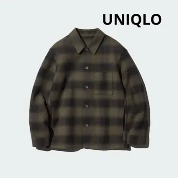 UNIQLO 더블 페이스 셔츠 재킷