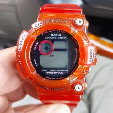 CASIO FROGMAN 한정 체리 레드