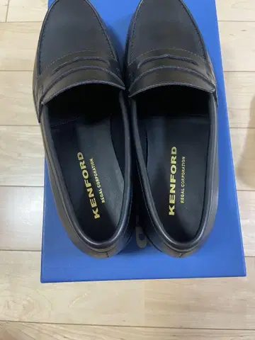 KENFORD 블랙 가죽 로퍼