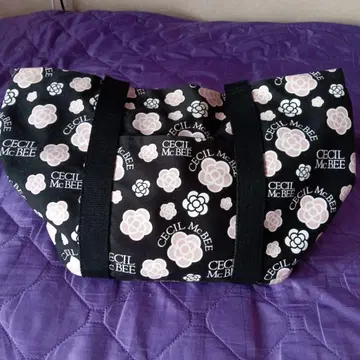 CECIL McBEE 꽃무늬 토트백