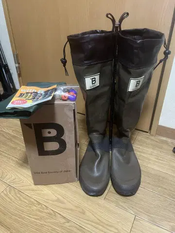 야생조류 협회 브라운 장화 3L 중고