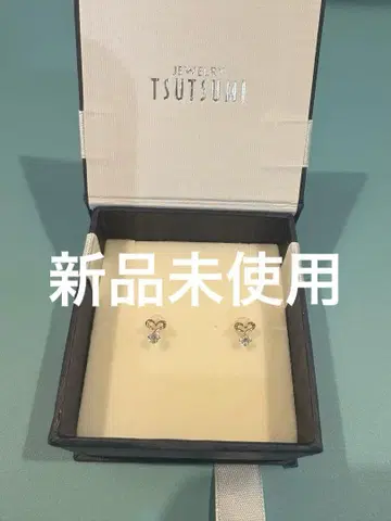 새상품 TSUTSUMI 귀걸이 k10 골드 쥬얼리 츠츠미