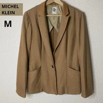 미셸 클라인 브라운 테일러드 재킷 38호 M 여성용