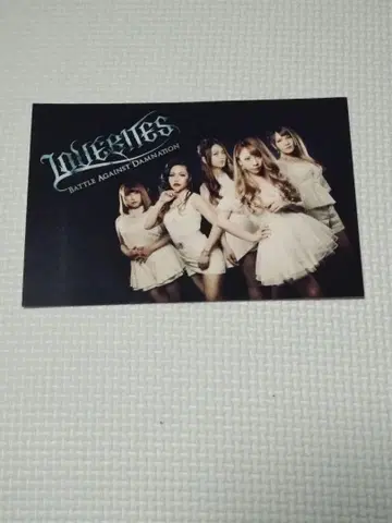LOVEBITES 직필 사인 포스트카드