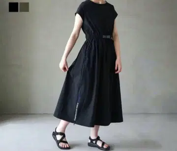 THOUSAND MILE 사우전드마일 원피스 블랙 벨트