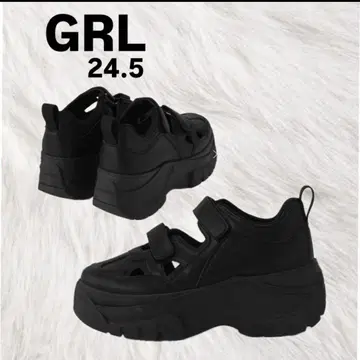 [새 상품] GRL 통굽 스니커즈 24.5