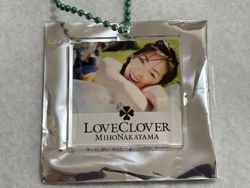 나카야마 미호 싱글 앨범 커버 아크릴 키링 LOVECLOVER