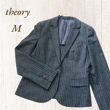 theory 띠어리 / 테일러드 자켓 스트라이프 그레이 백 오픈