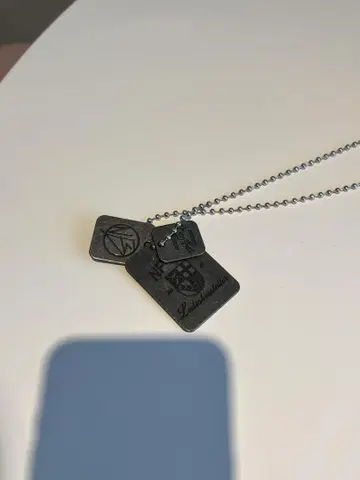 NO/FAITH STUDIOS 도그 택 목걸이