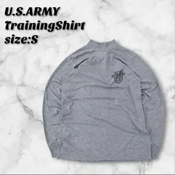 미국 군용 실물 데드스톡 USMA IPFU 트레이닝 롱T S 그레이