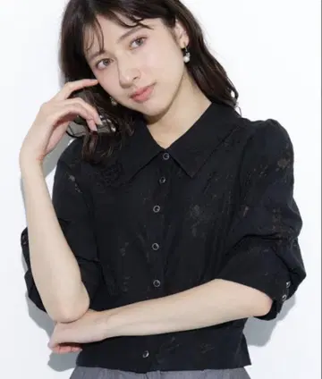 완판템 질바이 질스튜어트 허리 뷔스티에 디자인 블라우스 블랙