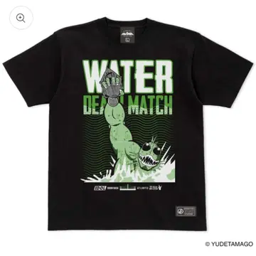근육맨 WATER DEATH MATCH 티셔츠 XL 블랙