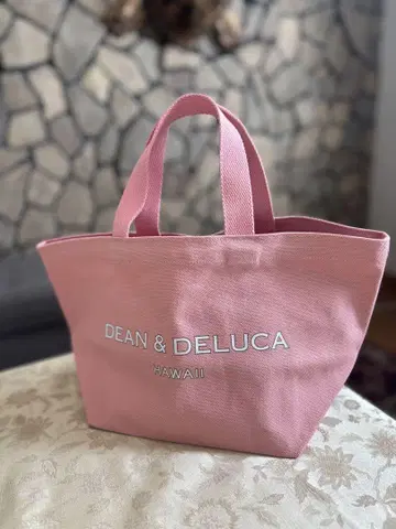 DEAN & DELUCA 하와이 한정판 토트백 핑크 S 사이즈