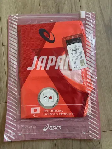 ASICS 도쿄 2020 올림픽 티셔츠 L 사이즈 오렌지