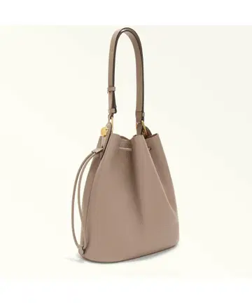 [공식] FURLA SFERA S 버킷 백 STUCCO GRAY