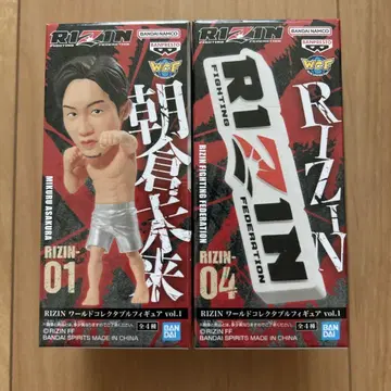 RIZIN 아사쿠라 미라이 월드 콜렉터블 피규어 2개 세트 워콜레