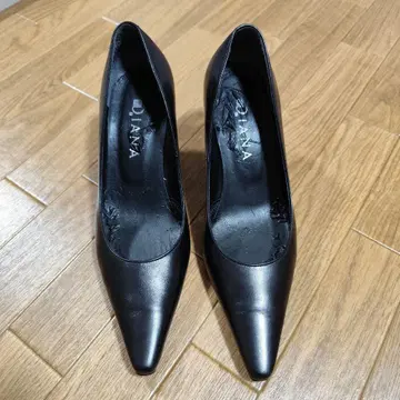 DIANA 블랙 레더 다이애나 24cm