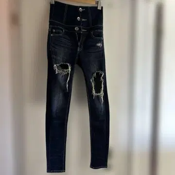 GYDA 데미지 스키니 데님