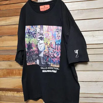 banksy 뱅크시 gallis addiction 티셔츠 XL 상당
