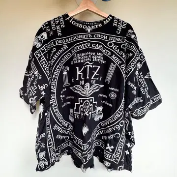 KTZ 프린트 빅 T셔츠