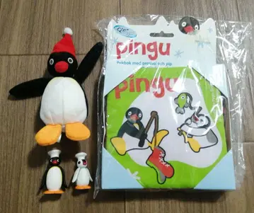 핑구 천 그림책 마스코트 미니 피규어 세트 pingu