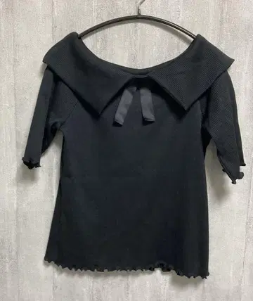TOCCA 리브 컷소 백 리본 블랙 검정