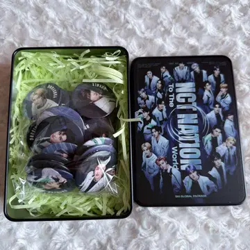 NCT NATION 글로파 특별 선물 캔 배지 세트