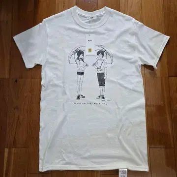 날씨의 아이 koe 콜라보 티셔츠 신카이 마코토
