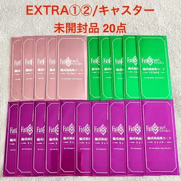 [미개봉품] FGO 최종 재림전 편성 화면풍 카드 EXTRA 캐스터