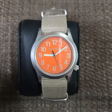Paul Smith 손목시계 작동품 오렌지 밀리터리 남성용