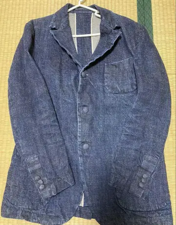 에비수 야마네 데님 테일러드 자켓