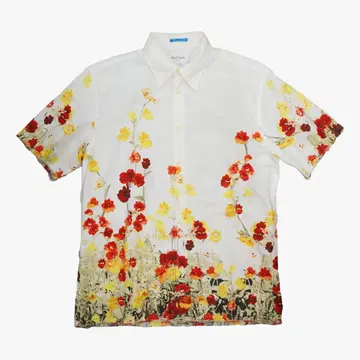 레어 Paul Smith 폴스미스 꽃무늬 셔츠 알로하 셔츠 올 패턴