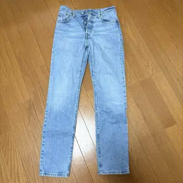 리바이스 Levi's 501 25인치 스트레이트 라이트 블루