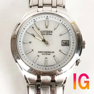 시티즌 Eco-Drive 무선 태양광 시계 실버