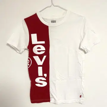 Levi's 리바이스 반팔 티셔츠 화이트 빨간색 로고 프린트