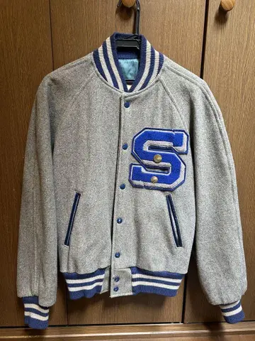 1970-1980년대 해처스 스탠드업 재킷 회색/파란색
