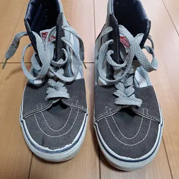 Vans Sk8-Hi 그레이/블루 스니커즈 US9