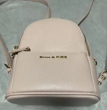 Maison de FLEUR 핑크 백팩 S