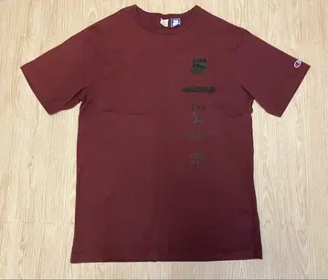 UNDEFEATED 챔피언 티셔츠 XL 버건디