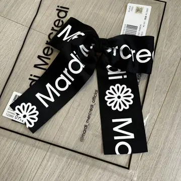 Mardi Mercredi 블랙 리본 헤어 클립