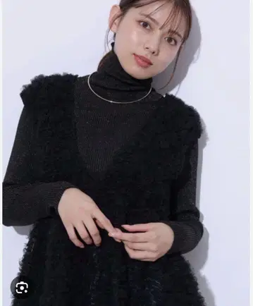 Mystrada 데코 튤 블라우스