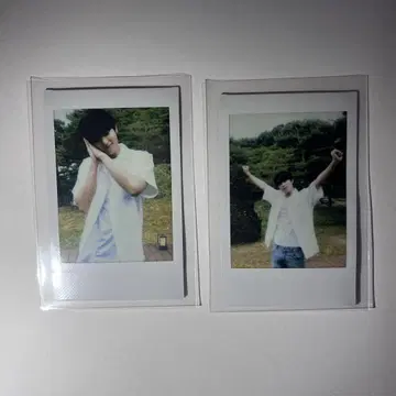 TREASURE 존우 LIPSS 폴라로이드 체키 2매 세트