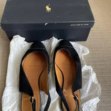 Ralph Lauren 블랙 플랫슈즈 일본제