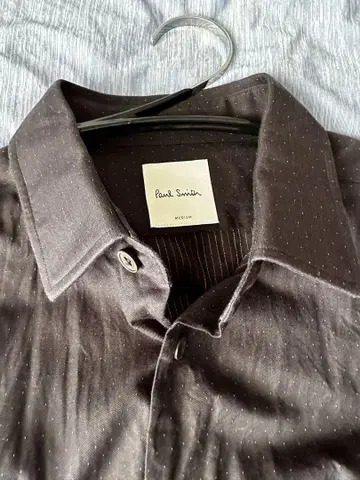 Paul Smith 블랙 도트 무늬 긴팔 셔츠