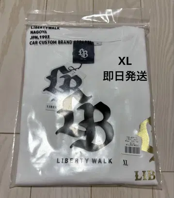LIBERTY WALK 화이트 티셔츠 한정판