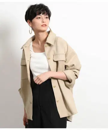 로페 페이크 스웨이드 자켓