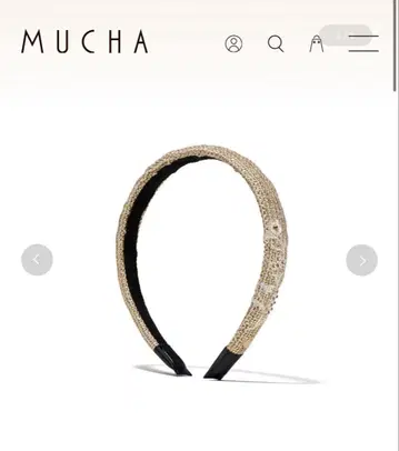 MUCHA (뮈샤) 플라워 자수 머리띠