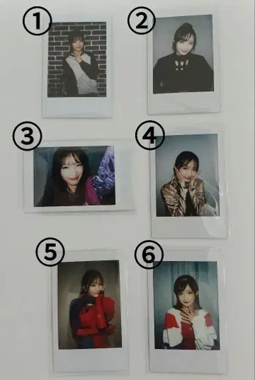Girls2 오가와 사쿠라 폴라로이드 6매 세트 그 2
