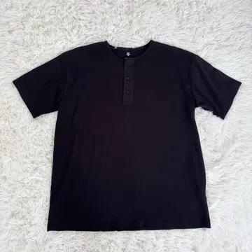 극품 데사 DESCENTE PAUSE 헨리넥 셔츠 L 사이즈 검정